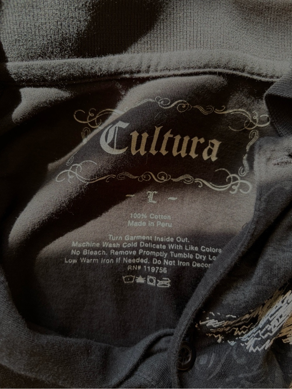 CULTURA black shirt
